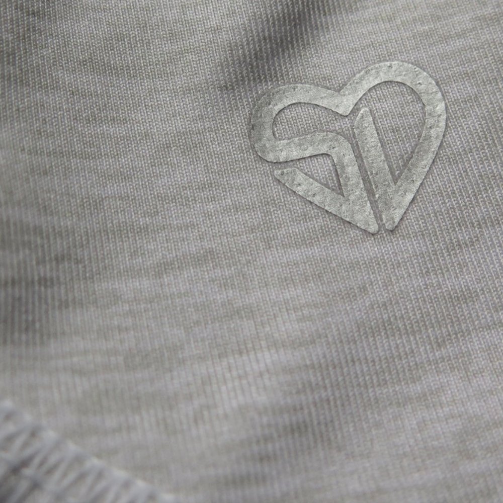 Straight Down Performance Gray Heather Half Zip (… - image 1